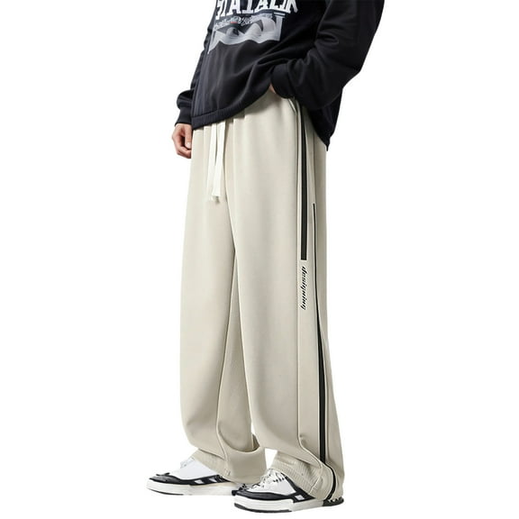 Plus Size Pants for Men 4x-5x Lightweight Hiking Casual Pants Baggy Streetwear Joggers Beach Vacation Trousers