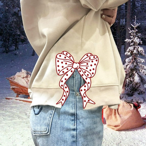 Side Bow Sweatshirt Embroidery Design, Dalmantian Dots Bow, Christmas Embroidery Design,Instant ,Bow ,Motif/Quilted