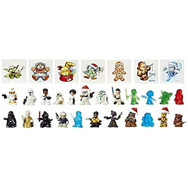 Star Wars Micro Force Advent Calendar Action Figure Set, 24 Pieces -  Walmart.com
