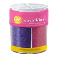 thumbnail image 1 of Wilton 710-651 Cristales de az&uacute;car 4 colores 124 grs (4.4 oz) contiene: amarillo, verde claro, lavanda y rosa, 1 of 6
