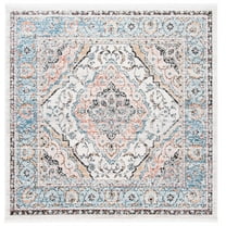 SAFAVIEH Shivan Dean Traditional Floral Area Rug, Grey/Blue, 8' x 10'