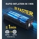 thumbnail image 2 of Inflador de Neumáticos Compresor de Aire Portátil InflaVive 150 PSI, 2 of 8