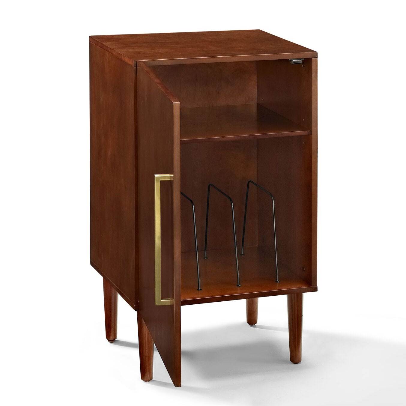 Crosley Mid Century Modern Everett Record Player Turntable Stand Storage Cabinet - image 4 of 11