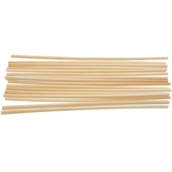 VERDANVERSE Wide Straws Reusable Drinking Pipettes Natural 100Pcs
