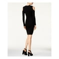 thumbnail image 2 of bar III Womens Textured Bodycon Dress, Black, X-Small, 2 of 4