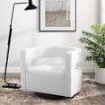 thumbnail image 2 of Armchair Accent Chair, White, Velvet, Living Kitchen Cafe Bistro Hospitality Restaurant, Modern Contemporary Boutique HB33291, 2 of 9
