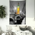 thumbnail image 4 of London Decor Wall Hanging Tapestry, Ancient Big Ben View from the Street Palace of Westminster Touristic Great Britain Art Photo, Bedroom Living Room Dorm Accessories, 60 X 80 Inches, by Ambesonne, 4 of 5