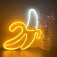 thumbnail image 2 of Letrero de neón ENUOLI Banana LED de 29 x 20 cm, alimentado por USB y pilas, 2 of 9