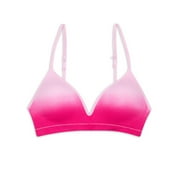 Wonder Nation Girls T-Shirt Seamless Molded Cup Bra, 2 Pack