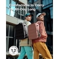 thumbnail image 3 of HOTOR Travel Backpack, Travel Bag for Men and Women, Carry On Luggage for 15.6" Laptop, Black, 3 of 6