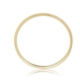 thumbnail image 2 of AVORA 10K Yellow Gold Plain Band Stackable Ring  - Size 4, 2 of 5