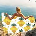thumbnail image 5 of dinapents Oversized 75x150cm Quick-Dry Microfiber Beach Towel - Sand Resistant Lightweight Square Towel with Pineapple Print for Pool Yoga Travel, 5 of 6