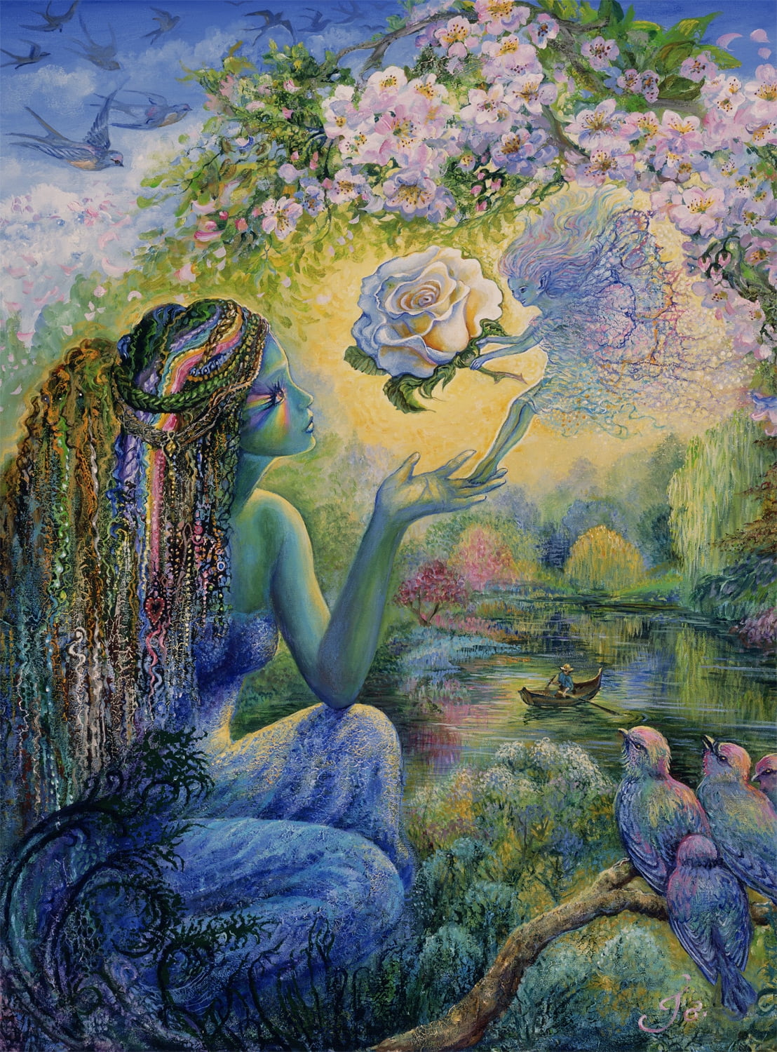 Buffalo Games 1000-Piece Josephine Wall The Messenger Interlocking Jigsaw Puzzle