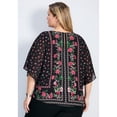 thumbnail image 2 of Avenue Women's Plus Size Love Story Overlay Blouse, 2 of 2