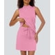 thumbnail image 4 of Conjunto de falda deportiva de tenis de dos piezas, color rosa intenso, 4 of 7