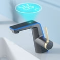 thumbnail image 2 of Single Handle Hot Cold Water Basin Faucet,Brass Vessel Sink Faucet,Smart Digital, 2 of 7