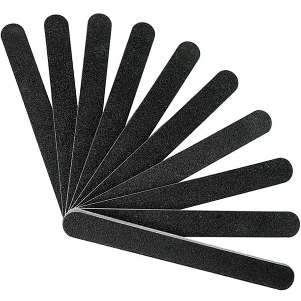 10pcs Professional Nail File 100 180 Grit Double Sided Washable Nail