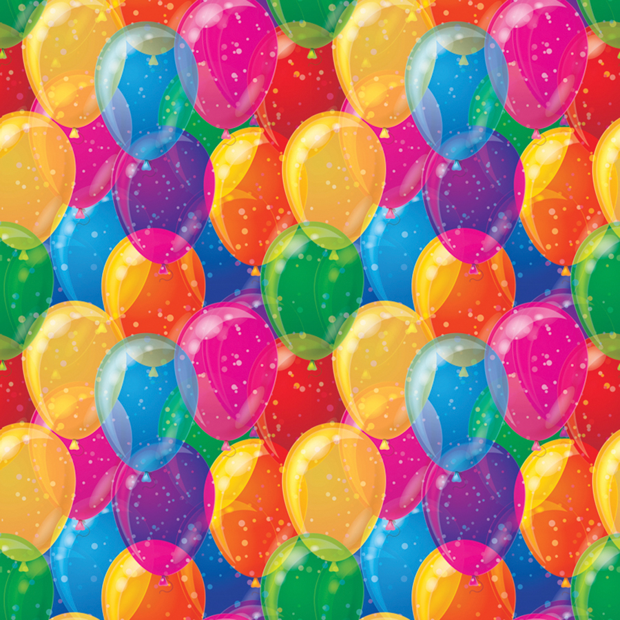 Flat Wrap Wrapping Paper 19'X27" 2 Sheets/PkgBirthday
