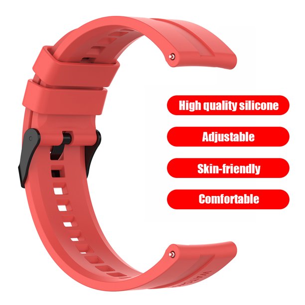 Correa de reloj de repuesto de correa de silicona suave de 22 mm para Huawei Watch GT2 Pro 2e