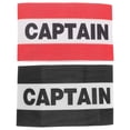 thumbnail image 1 of HEALEEP 2Pcs Elastic Soccer Captain Armband for Adults Adjustable Nylon for Ice Hockey, 1 of 8