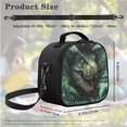 thumbnail image 5 of Jeiento Dinosaur Backpack for Kids Boys 3pcs School Bags Primary School Bookbags Set Backpacks with Lunch Box and Pencil Case Green, 5 of 7