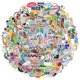 thumbnail image 1 of Stickers for Water Bottles, 200 Pcs/Pack Cute Vinyl Waterproof Laptop Skateboard Stickers Aesthetic Computer Hydroflask Phone Stickers for Kids Teens, 1 of 5
