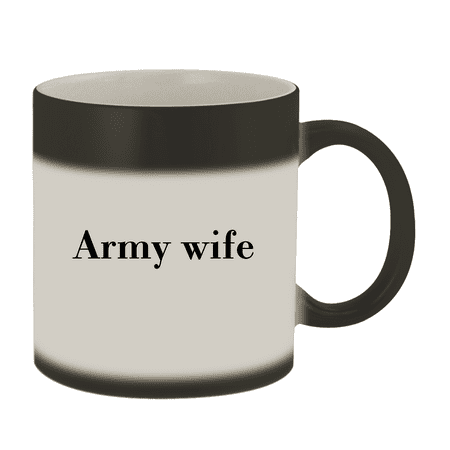 

Army wife - 11oz Magic Color Changing Mug Matte Black