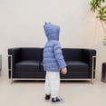 thumbnail image 5 of SYNPOS Toddler Little Boy Girl Hooded Puffer Jacket Winter Down Coat Warm Outerwear, 5 of 9