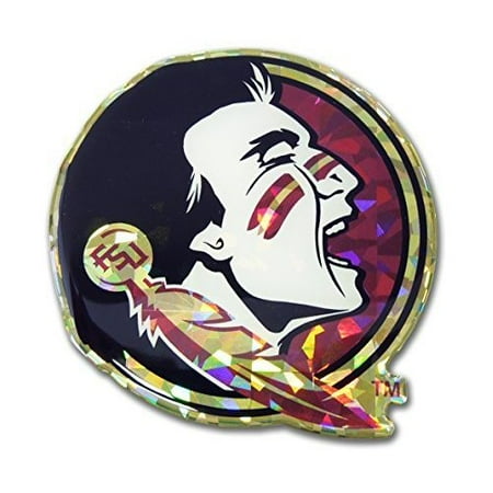 - Florida State Seminoles Color NCAA Reflective 3D Decal Domed Sticker Emblem