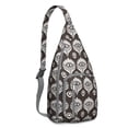 thumbnail image 1 of Color Splash Sling Backpack - Vibrant Paint-Inspired Pattern Crossbody Bag, Fashionable Anti-Theft Design, 1 of 2