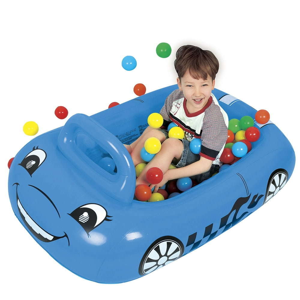 46" Blue Car Ball Pit Kiddie Pool