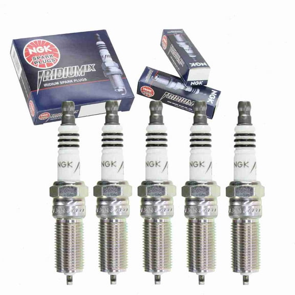 5 pc NGK Iridium IX Spark Plugs compatible with Hummer H3 3.5L 3.7L L5 2006-2010
