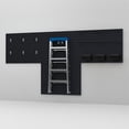 thumbnail image 4 of RST Brands Flow Wall 16 PC Plastic Garage Wall Storage Shelf Set in Black, 4 of 7