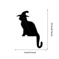 Themed Wall Door And Frame Decorations Featuring Cats And Witchcraft themed-wall-door-and-frame-decorations-featuring-cats-and-witchcraft