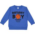 thumbnail image 2 of Inktastic Birthday Boy Basketball Toddler Sweatshirt, 2 of 4