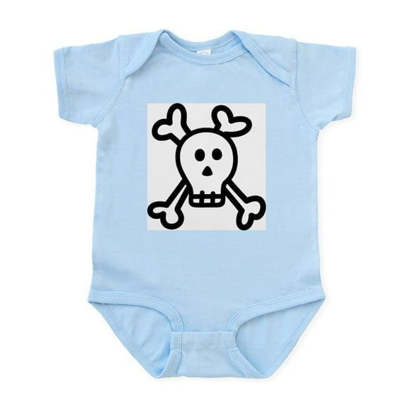 CafePress - Skull And Crossbones Infant Bodysuit - Baby Light Bodysuit, Size Newborn - 24 Months