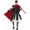 thumbnail image 5 of Disfraz de Caballero Real romano Medieval, Guerrero espartano, disfraz de Halloween para hombres adultos, Carnaval, gladiadores europeos, capa de soldado, 5 of 5
