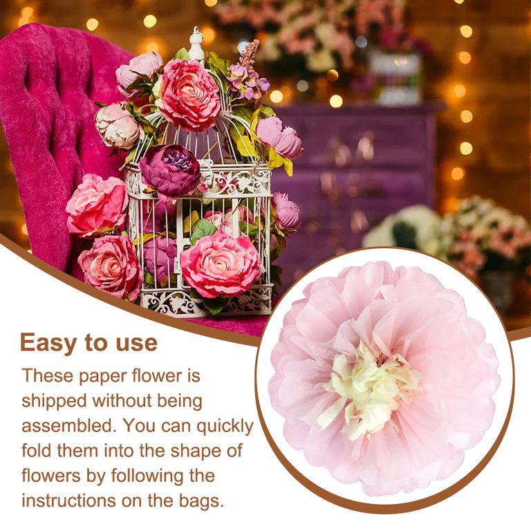 1Pc 30CM Paper Flower Ball Wedding Birthday Hanging Decoration