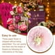 thumbnail image 5 of Advancent Flores de papel Decoraciones florales para la pared Telón de fondo decorativo Flor de la boda para la decoración de la fiesta de aniversario Artesanía Rosa Claro 25cm Advancent HA060500-03, 5 of 6