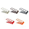 thumbnail image 1 of Compact Plastic Remote holder in Orange for Organizing Home Remotes with 4Grid Design and AntiSlip Bottom, 1 of 3