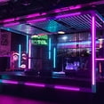 thumbnail image 5 of UV Black Light Bar Fixtures Ultraviolet Lamp Strip US Plug DJ Party Club 48LED, 5 of 9