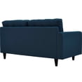 thumbnail image 2 of Modern Contemporary Urban Design Living Lounge Room Left-Facing Loveseat Sofa, Navy Blue, Fabric, 2 of 3