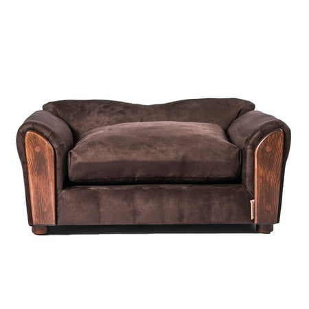 UPC: 0878032007300 | Moots VIP Microsuede Oak Couch Dog Bed Brown Medium
