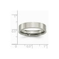 thumbnail image 2 of Titanium Flat 5mm Polished Band Ring - Size 9.5, 2 of 2
