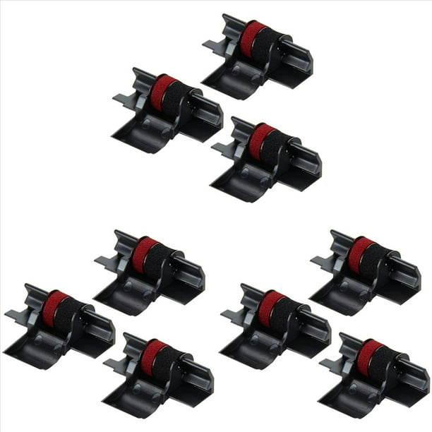9 Cintas de Impresora con Rodillo de Tinta para Calculadora HR18 IR40T para P23DHV-G para CX5322DP para CX123