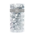 thumbnail image 3 of Mecorevxz Christmas Balls Ornaments - 30Pcs Shatterproof Christmas Ornaments Set Plastic Hanging Christmas Decorations for Xmas Tree Decor,Christmas Gifts (2.36",Silver), 3 of 5