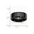 thumbnail image 2 of Ceramic Black 8mm Polished Band Ring - Size 10.5, 2 of 2