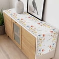 thumbnail image 4 of Watercolor Wildflowers Table Runner - 70 Inch Long, Kitchen Dining Table Runner Dresser Scarves, Farmhouse Botanical Floral Herbs Farmhouse Decor for Coffee Tables Wedding Party Banquet, 4 of 8