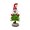 Green, variant on DIY Christmas Tree Craft Kit Pipe Cleaner Gnome Xmas Tree with Wooden Base Handmade Tabletop Ornament for Holiday Decor Family Gift