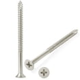 thumbnail image 5 of Cauldham Satin Nickel Wood Screws #9 x 3 Inch for Door Hinges - 25 pack, 5 of 7